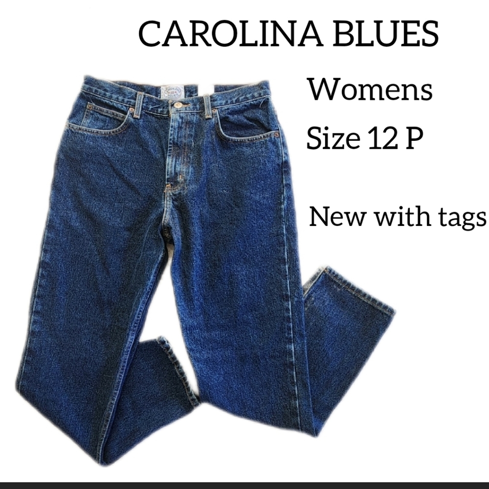 CAROLINA BLUES BY CAROLINA COLOURS WOMENS JEANS SIZE 12 P